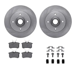 R1 Concepts WFWH1-74035 E- Line Series Brake Rotor W/ Ceramic Brake Pads & Hdw
